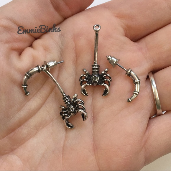 ✨3for$38  New Unisex Scorpion Earring Jackets ~ Scorpion Jacket 2 Pc Earrings - Picture 5 of 9